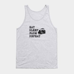 Eat Sleep Farm Repeat - Farmer Tank Top